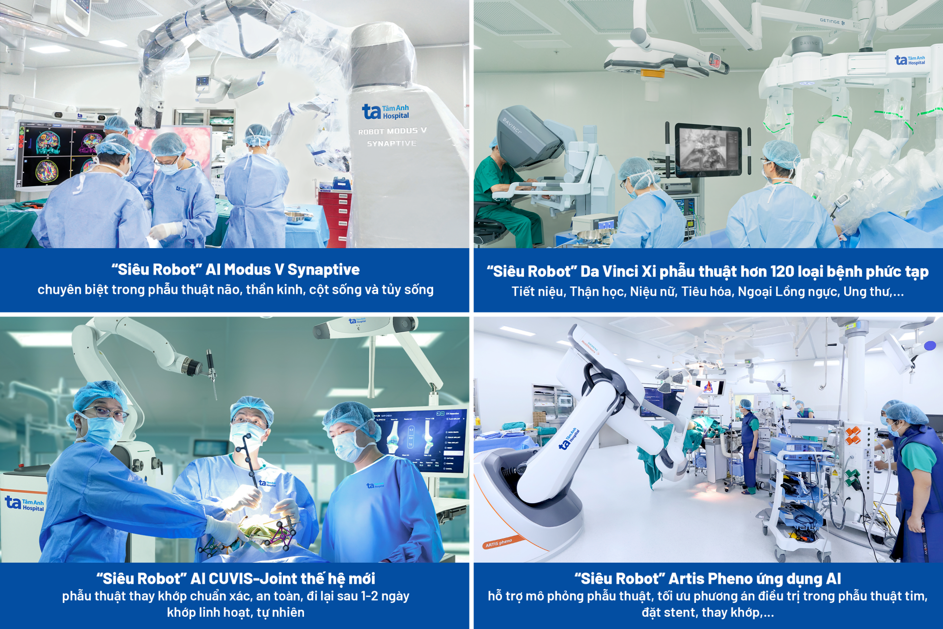 Bệnh viện duy nhất tại Việt Nam sở hữu dàn “siêu robot” phẫu thuật đa chuyên khoa, hàng nghìn ca thành công mỗi năm