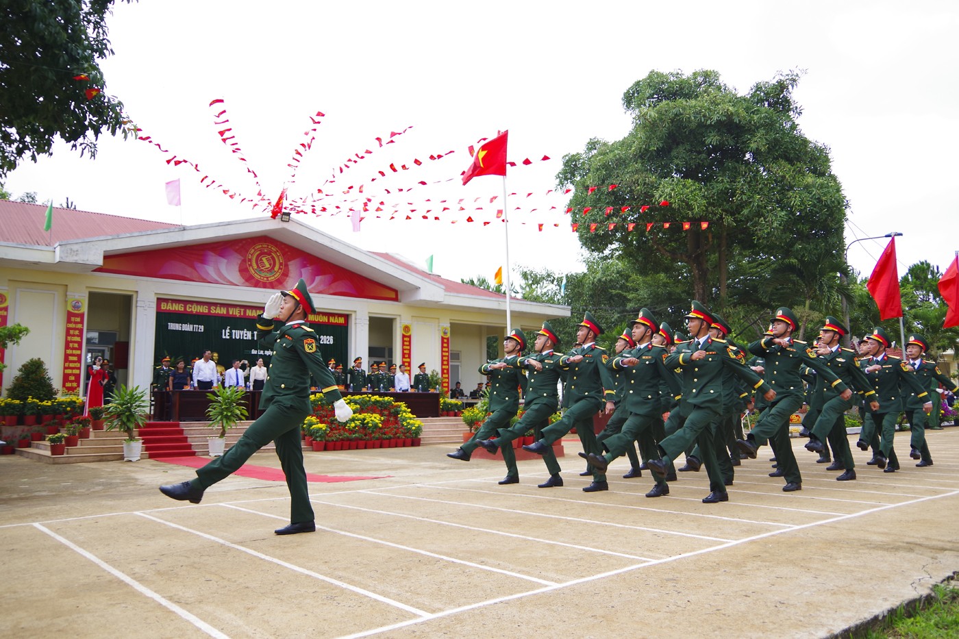 Gia Lai: Trung đoàn Thông tin 29 tổ chức Lễ tuyên thệ chiến sĩ mới năm 2026