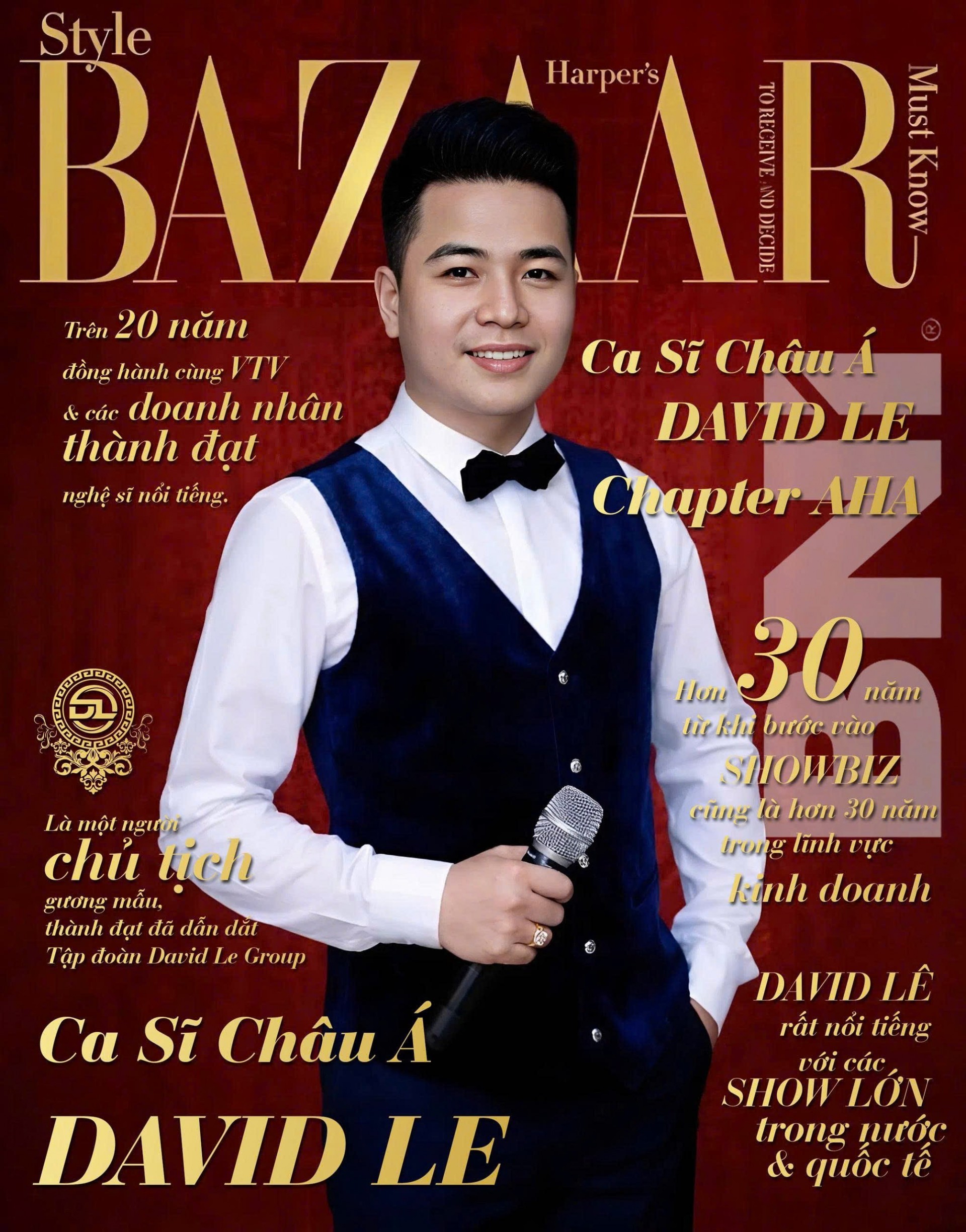 Ca sĩ Châu Á David Le- Hành trinh 20 năm tuổi Đảng, 30 năm cống hiến vì nghệ thuật và cộng đồng. Ca sĩ Châu Á David Le Hành trinh 20 năm tuổi Đảng, 30 năm cống hiến vì nghệ thuật và cộng đồng.