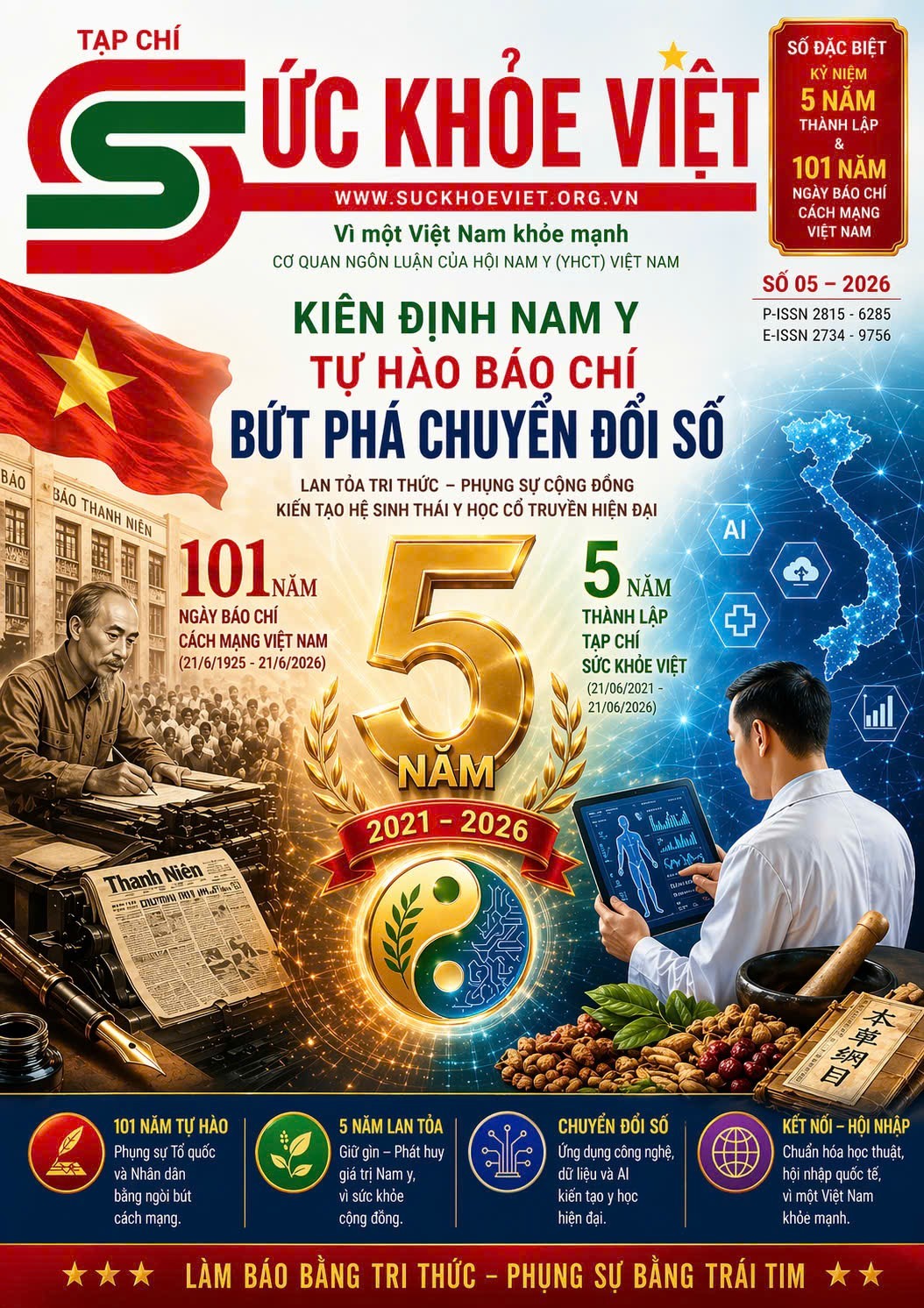 Tạp chí Sức Khỏe Việt: Dấu mốc của Niềm tin, Trách nhiệm và Khát vọng phát triển Tạp chí Sức Khỏe Việt: Dấu mốc của Niềm tin, Trách nhiệm và Khát vọng phát triển