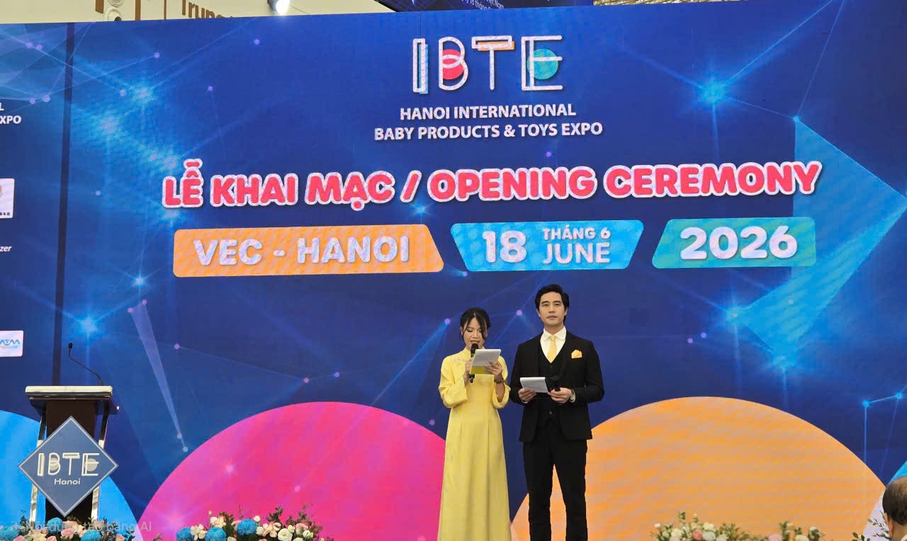 Khai mạc IBTE Hà Nội 2026: Quy tụ hơn 1.000 gian hàng, mở rộng cơ hội hợp tác ngành đồ chơi và sản phẩm trẻ em Khai mạc IBTE Hà Nội 2026: Quy tụ hơn 1.000 gian hàng, mở rộng cơ hội hợp tác ngành đồ chơi và sản phẩm trẻ em