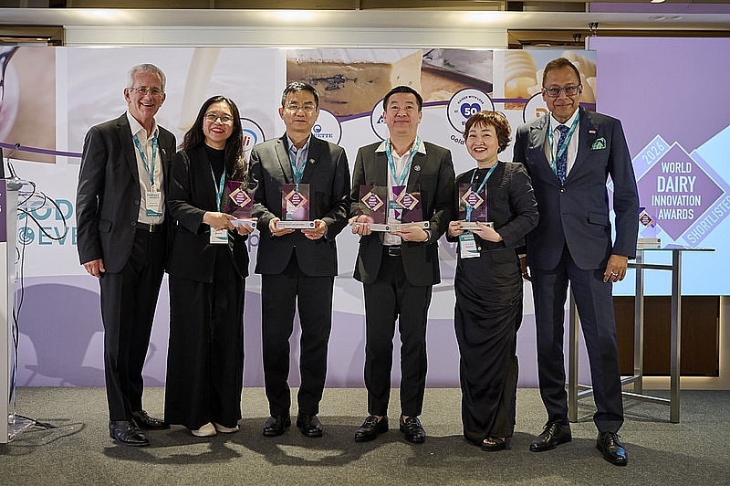 Vinamilk thắng lợi lớn tại giải thưởng đổi mới sáng tạo ngành sữa toàn cầu 2026 Vinamilk thắng lợi lớn tại giải thưởng đổi mới sáng tạo ngành sữa toàn cầu 2026
