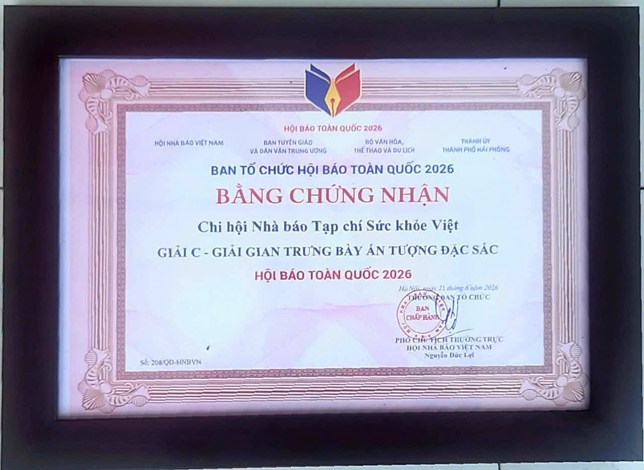 Sức khỏe Việt khẳng định dấu ấn tại Hội báo Toàn quốc 2026: Vinh danh tập thể và cá nhân xuất sắc