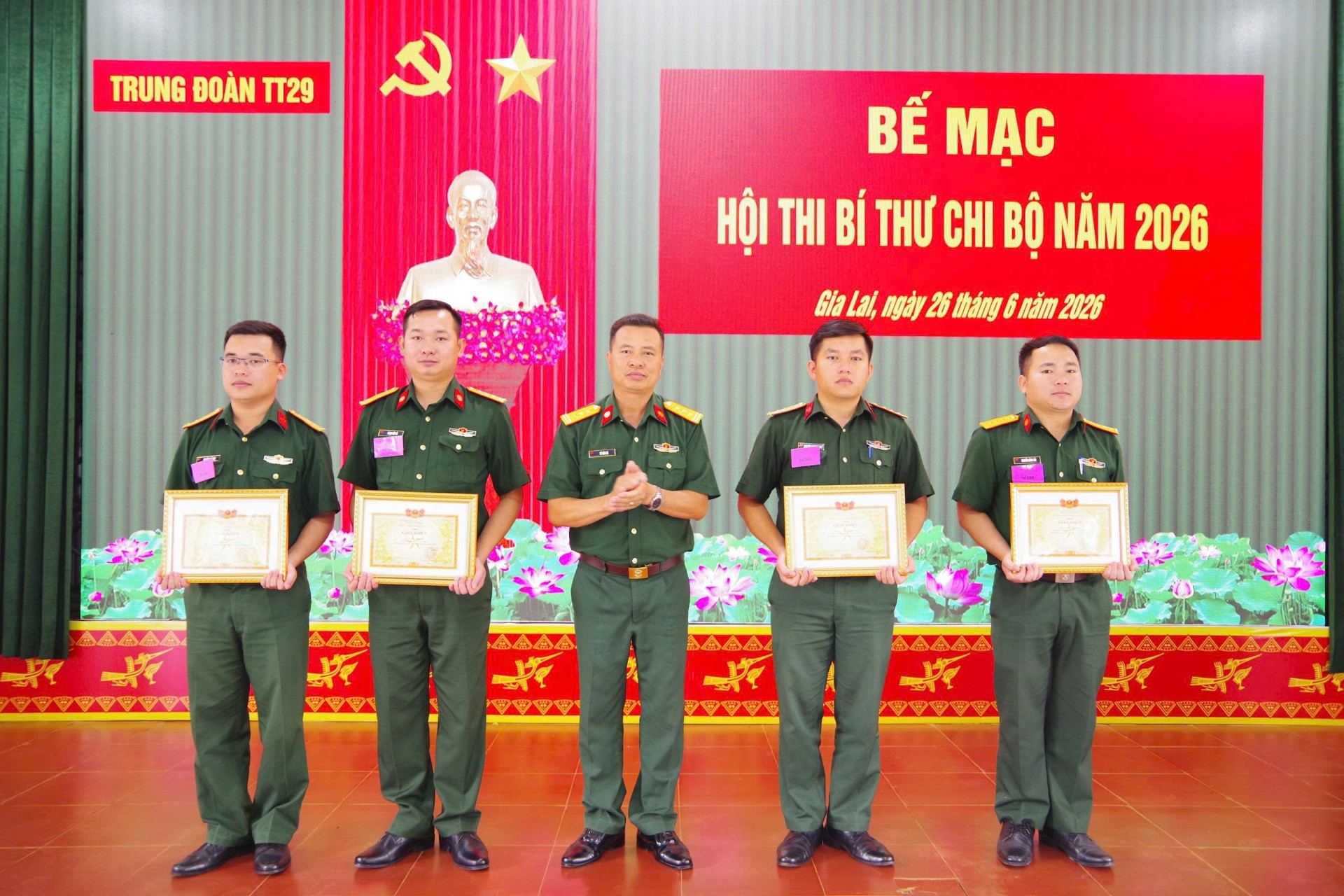 Gia Lai: Trung đoàn Thông tin 29 tổ chức Hội thi Bí thư Chi bộ năm 2026
