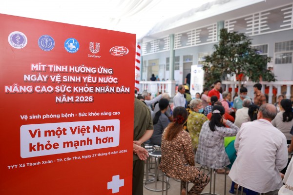 Dấu ấn hợp tác công - tư tại Ngày vệ sinh yêu nước 2026: Nâng cao năng lực y tế cơ sở, vì một cộng đồng khỏe mạnh