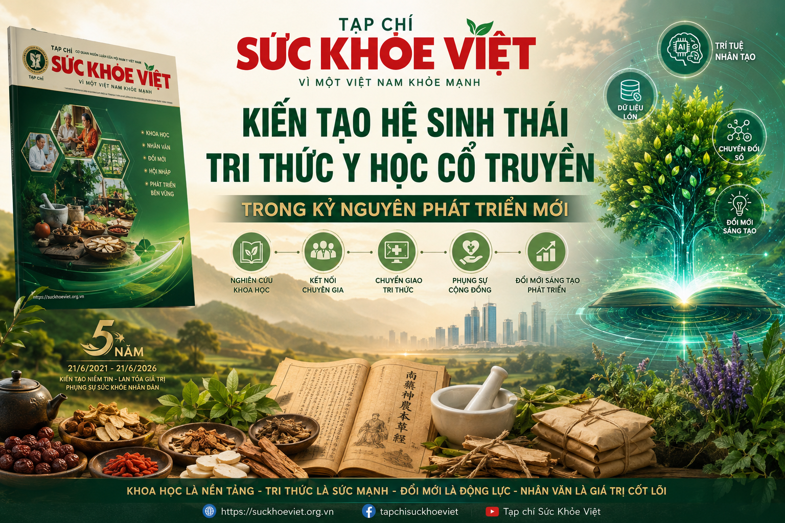 Kiến Tạo Hệ Sinh Thái Tri Thức Y Học Cổ Truyền  Trong Kỷ Nguyên Vươn Mình Của Dân Tộc
