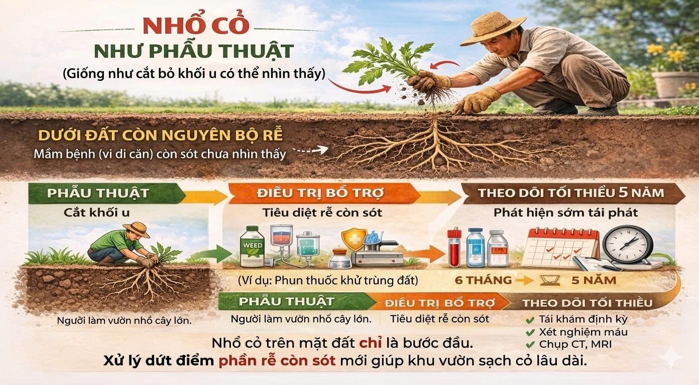 Vì sao 2–3 năm đầu sau điều trị ung thư là giai đoạn cần theo dõi sát? Vì sao 2–3 năm đầu sau điều trị ung thư là giai đoạn cần theo dõi sát?