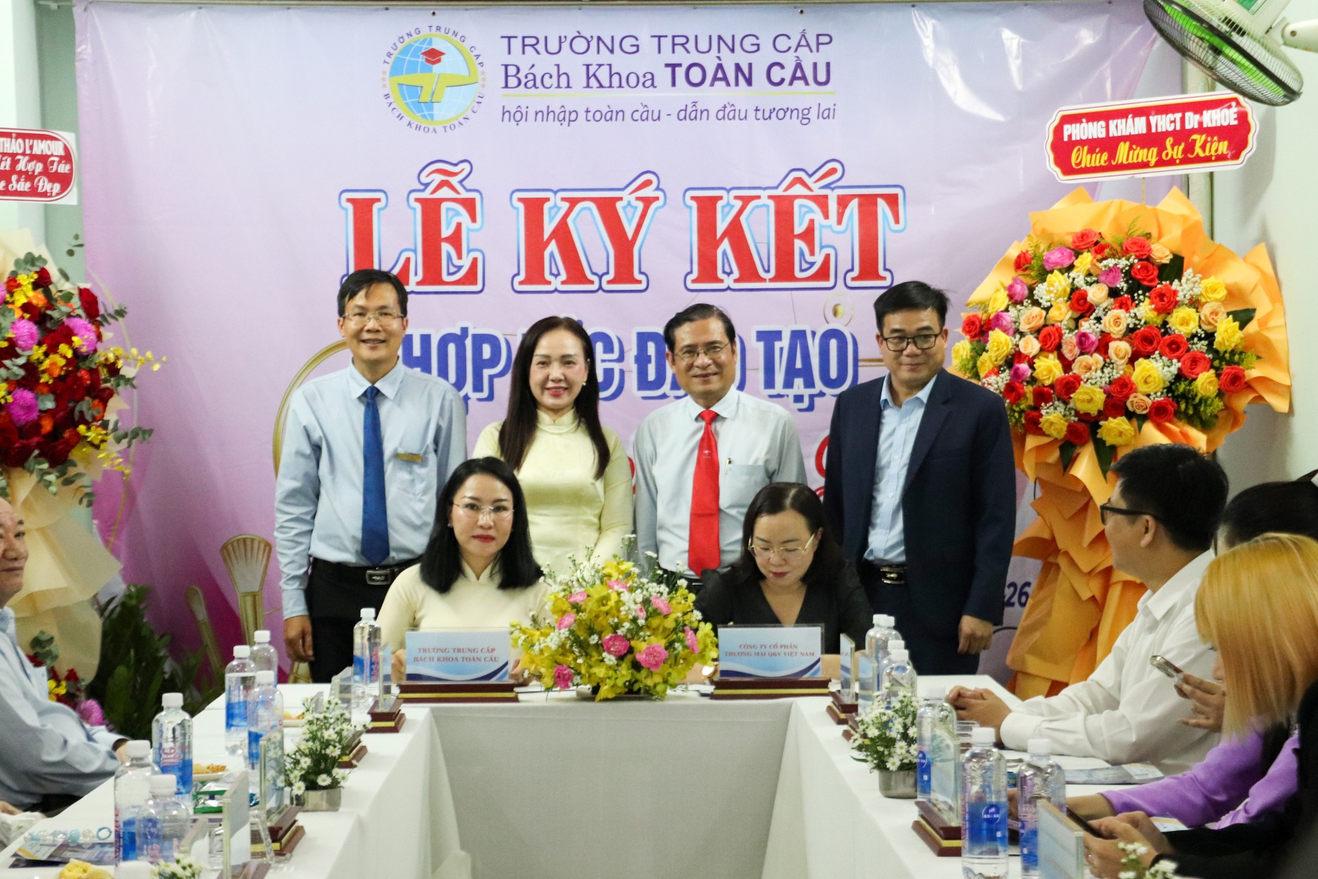 Trường Trung cấp Bách Khoa Toàn Cầu ký kết hợp tác đào tạo ngành Chăm sóc sắc đẹp tại TP.HCM