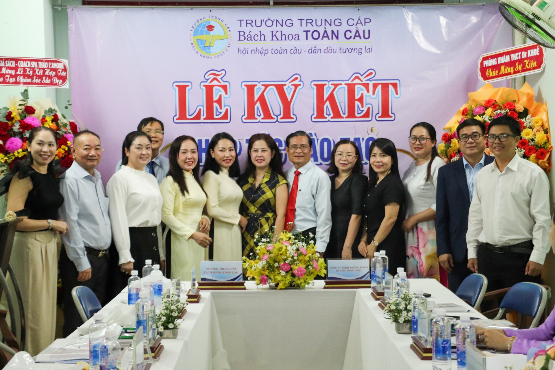 Trường Trung cấp Bách Khoa Toàn Cầu ký kết hợp tác đào tạo ngành Chăm sóc sắc đẹp tại TP.HCM