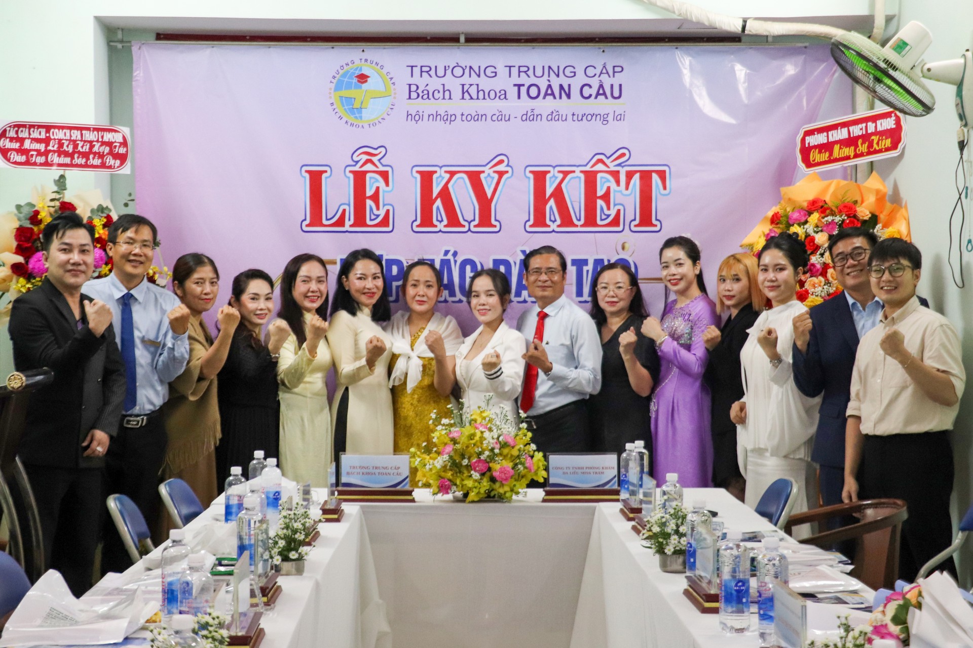 Trường Trung cấp Bách Khoa Toàn Cầu ký kết hợp tác đào tạo ngành Chăm sóc sắc đẹp tại TP.HCM