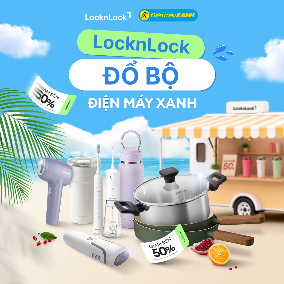 LocknLock và Điện Máy Xanh triển khai ưu đãi tháng 7 cho nhiều ngành hàng gia dụng LocknLock và Điện Máy Xanh triển khai ưu đãi tháng 7 cho nhiều ngành hàng gia dụng