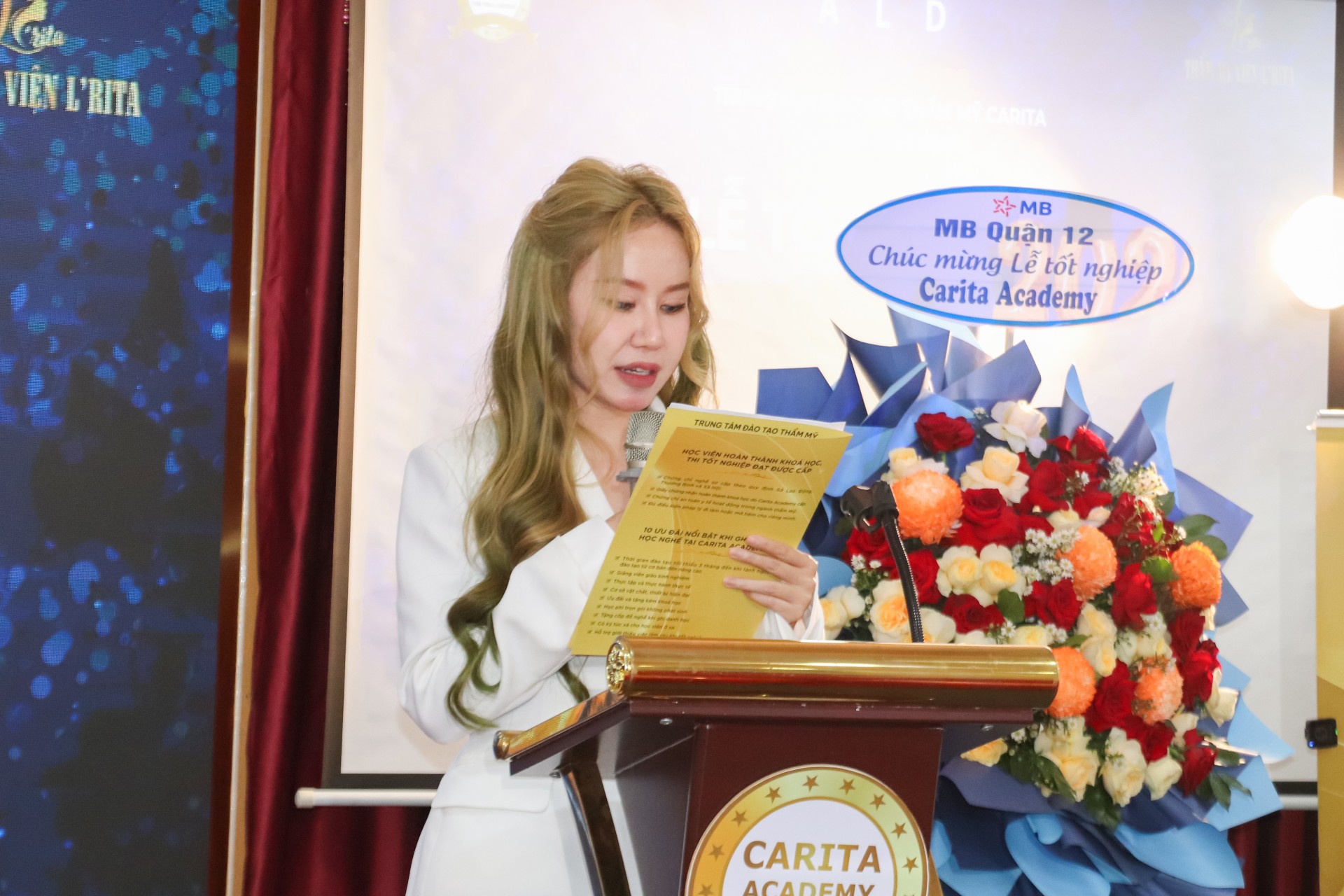 TP.HCM: Trung tâm Đào tạo Thẩm mỹ Carita Academy tổ chức lễ tốt nghiệp cho học viên nghề chăm sóc sắc đẹp TP.HCM: Trung tâm Đào tạo Thẩm mỹ Carita Academy tổ chức lễ tốt nghiệp cho học viên nghề chăm sóc sắc đẹp