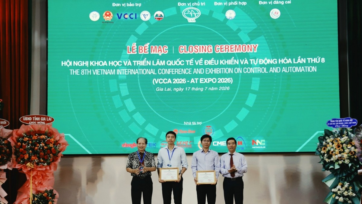 VCCA 2026 trao Giải Best Paper cho một giải Nhất, hai giải Nhì và một giải Ba