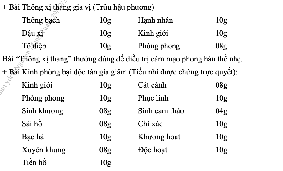 Chẩn đoán bệnh y học cổ truyền, kết hợp y học cổ truyền với y học hiện đại: CẢM MẠO Chẩn đoán bệnh y học cổ truyền, kết hợp y học cổ truyền với y học hiện đại: CẢM MẠO
