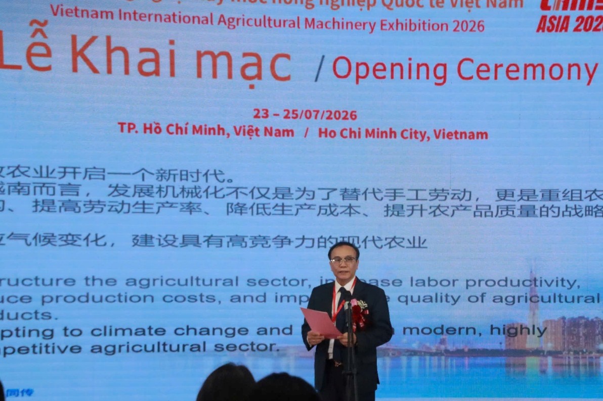 Khai mạc CIAME Asia Vietnam 2026: Đưa công nghệ nông nghiệp thế giới đến gần hơn với Việt Nam