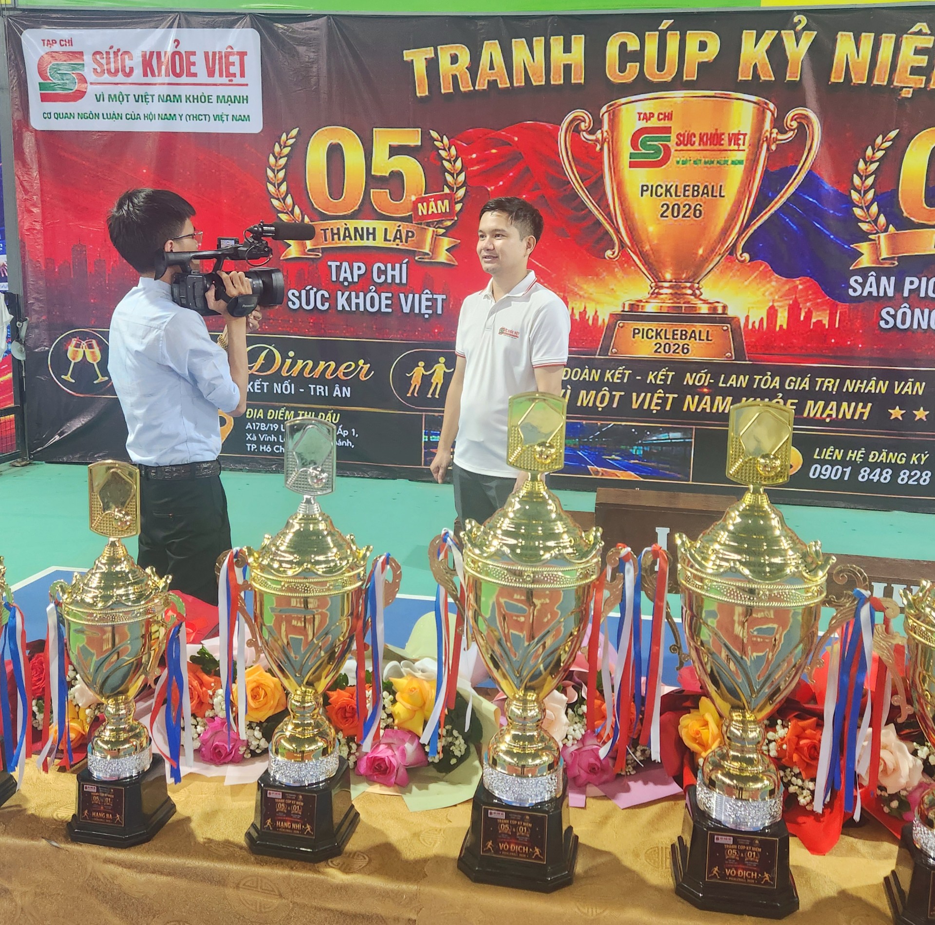 Sôi nổi Giải Pickleball Mở rộng 2026: Mốc son kỷ niệm 5 năm Tạp chí Sức Khỏe Việt