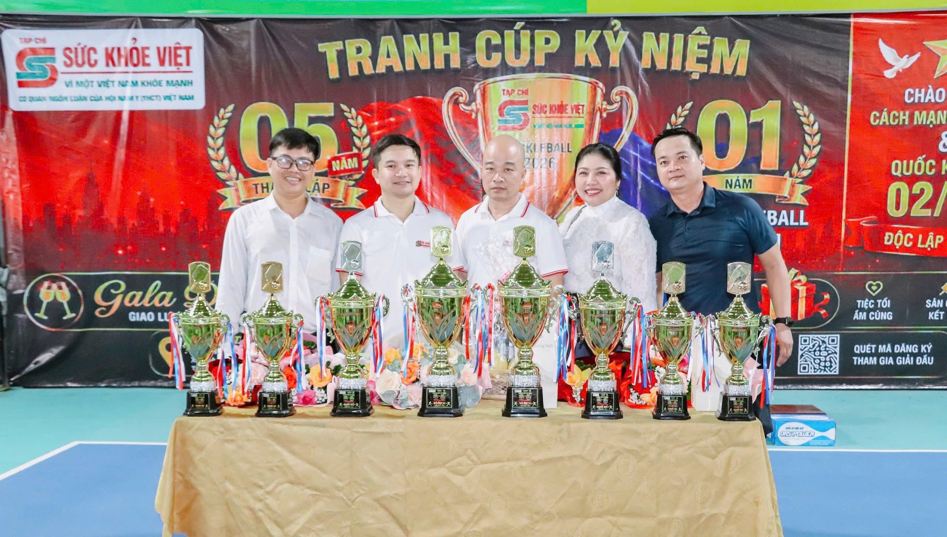 Sôi nổi Giải Pickleball Mở rộng 2026: Mốc son kỷ niệm 5 năm Tạp chí Sức Khỏe Việt