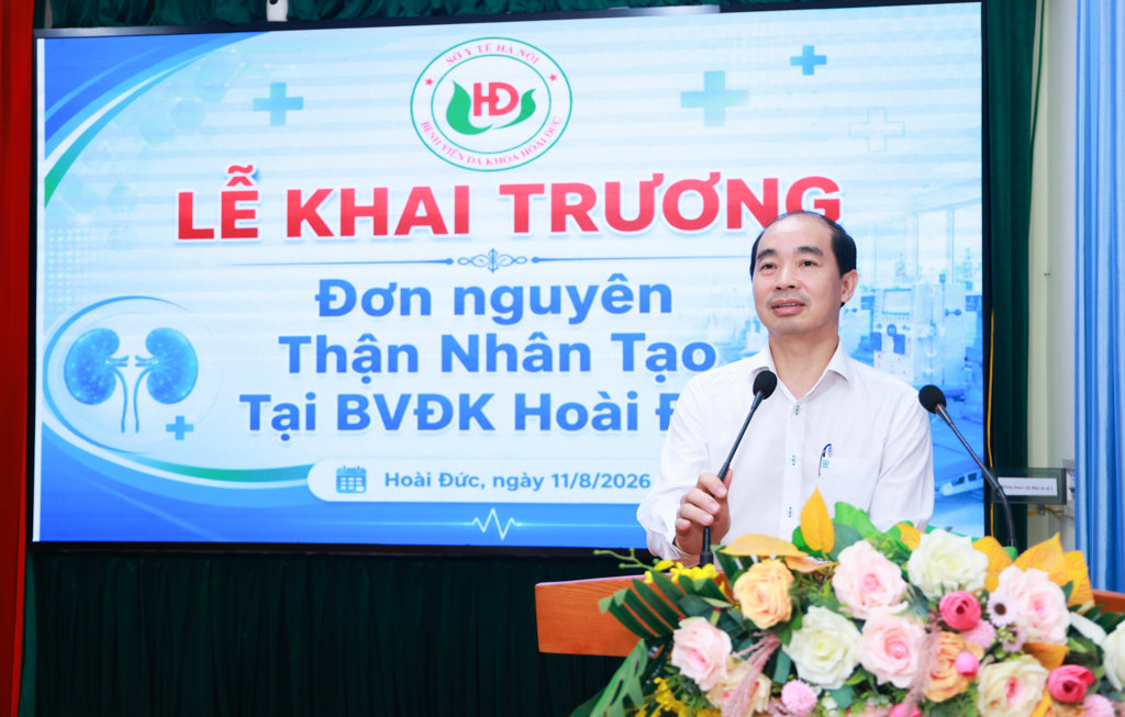 Bệnh viện đa khoa Hoài Đức khai trương Đơn nguyên Thận nhân tạo Bệnh viện đa khoa Hoài Đức khai trương Đơn nguyên Thận nhân tạo