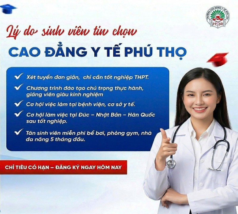Nơi khởi đầu vững chắc cho hành trình trở thành những cán bộ y tế giỏi chuyên môn, giàu y đức và sẵn sàng cống hiến vì sức khỏe cộng đồng Nơi khởi đầu vững chắc cho hành trình trở thành những cán bộ y tế giỏi chuyên môn, giàu y đức và sẵn sàng cống hiến vì sức khỏe cộng đồng