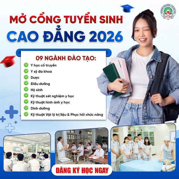 Nơi khởi đầu vững chắc cho hành trình trở thành những cán bộ y tế giỏi chuyên môn, giàu y đức và sẵn sàng cống hiến vì sức khỏe cộng đồng