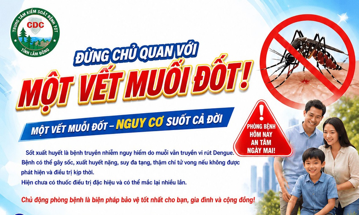Lâm Đồng: Tăng cường phòng, chống bệnh sốt xuất huyết các tháng cao điểm Lâm Đồng: Tăng cường phòng, chống bệnh sốt xuất huyết các tháng cao điểm
