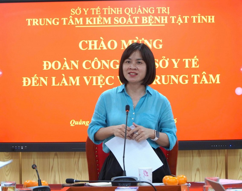Sở Y tế tỉnh Quảng Trị định hướng nâng cao hiệu quả hoạt động của Trung tâm Kiểm soát bệnh tật tỉnh