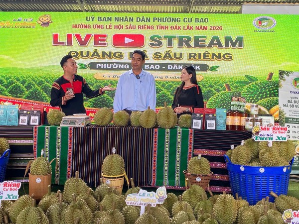 Đắk Lắk: Đưa sầu riêng lên nền tảng số, tạo giá trị thực tiễn cho nông sản