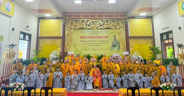 Quảng Ngãi: Trang nghiêm lễ khánh tuế Trưởng lão Hòa thượng Thích Quảng Xả
