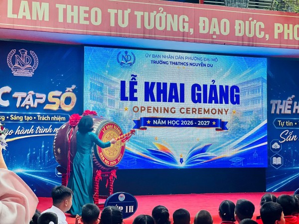 Trường Tiểu Học Và THCS Nguyễn Du: Khai Giảng Năm Học Mới, Mở Ra Chặng Đường Phát Triển Mới