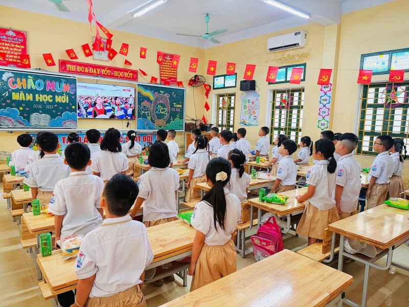 Trường Tiểu học Thái Thụy 2 khai giảng năm học đầu tiên sau khi thành lập Trường Tiểu học Thái Thụy 2 khai giảng năm học đầu tiên sau khi thành lập