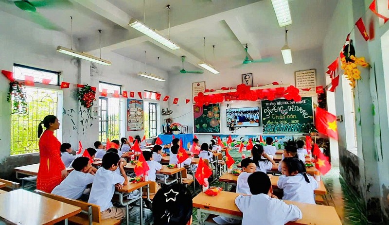 Trường Tiểu học Thái Thụy 2 khai giảng năm học đầu tiên sau khi thành lập Trường Tiểu học Thái Thụy 2 khai giảng năm học đầu tiên sau khi thành lập