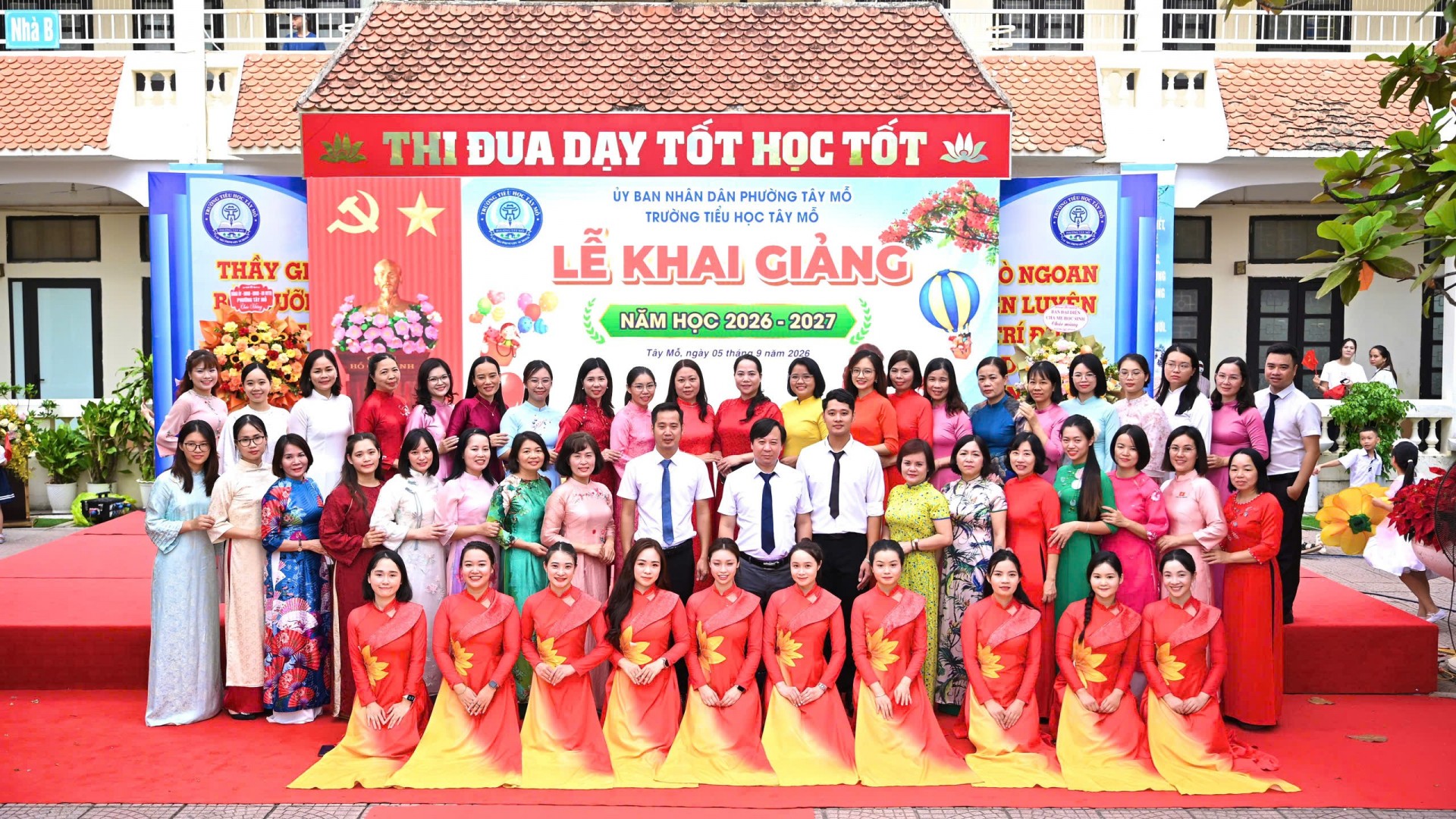 Rộn rã tiếng trống trường: Trường Tiểu học Tây Mỗ tưng bừng khai giảng năm học mới 2026 - 2027 Rộn rã tiếng trống trường: Trường Tiểu học Tây Mỗ tưng bừng khai giảng năm học mới 2026 2027