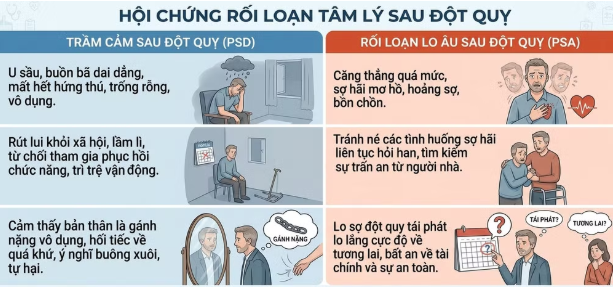 Từ thu mình đến buông xuôi sau đột quỵ Từ thu mình đến buông xuôi sau đột quỵ