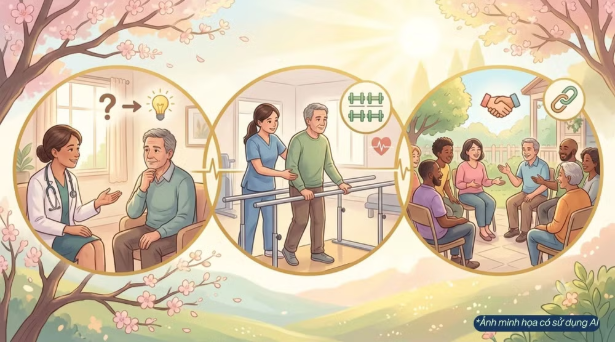 Từ thu mình đến buông xuôi sau đột quỵ Từ thu mình đến buông xuôi sau đột quỵ