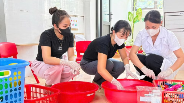 Phòng bệnh tay chân miệng trong trường học Phòng bệnh tay chân miệng trong trường học