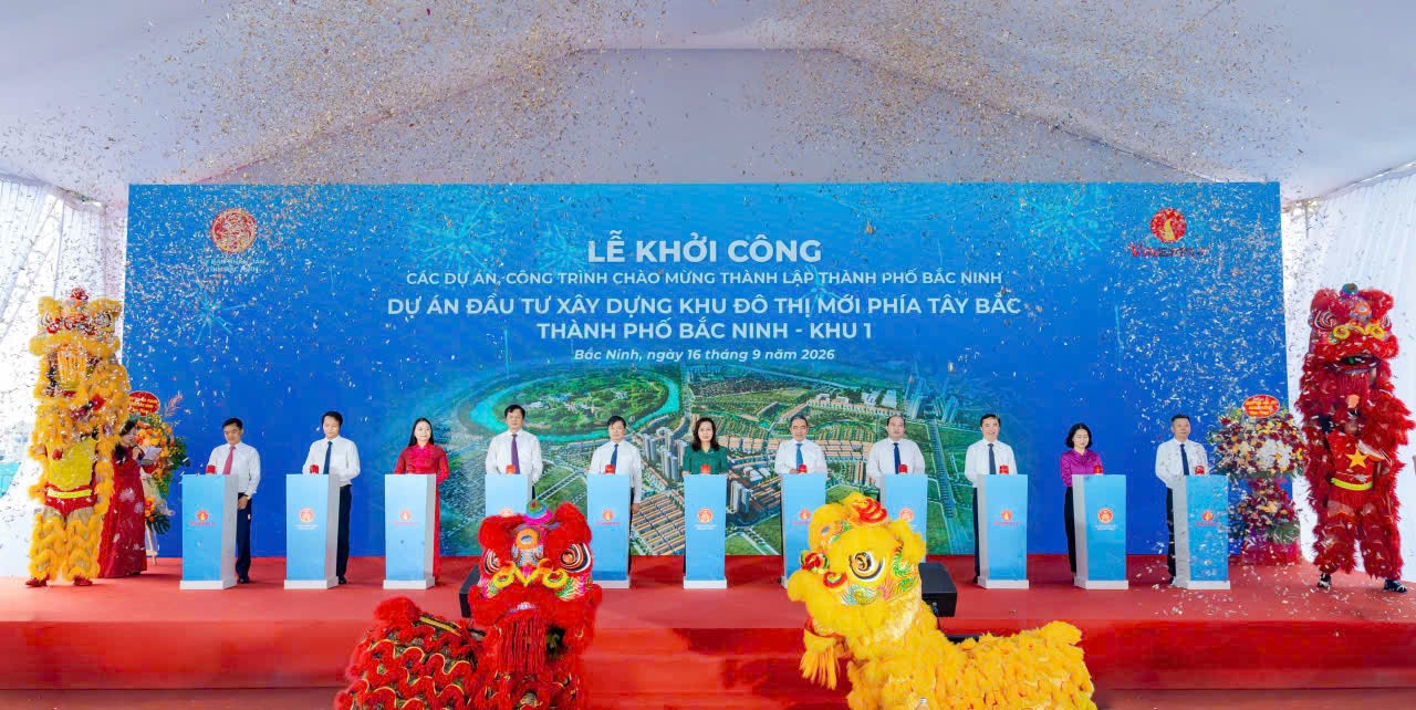 Khởi công đại đô thị Vinhomes King Park hơn 41.000 tỷ đồng bên sông Cầu Bắc Ninh : Khởi công đại đô thị Vinhomes King Park hơn 41.000 tỷ đồng bên sông Cầu