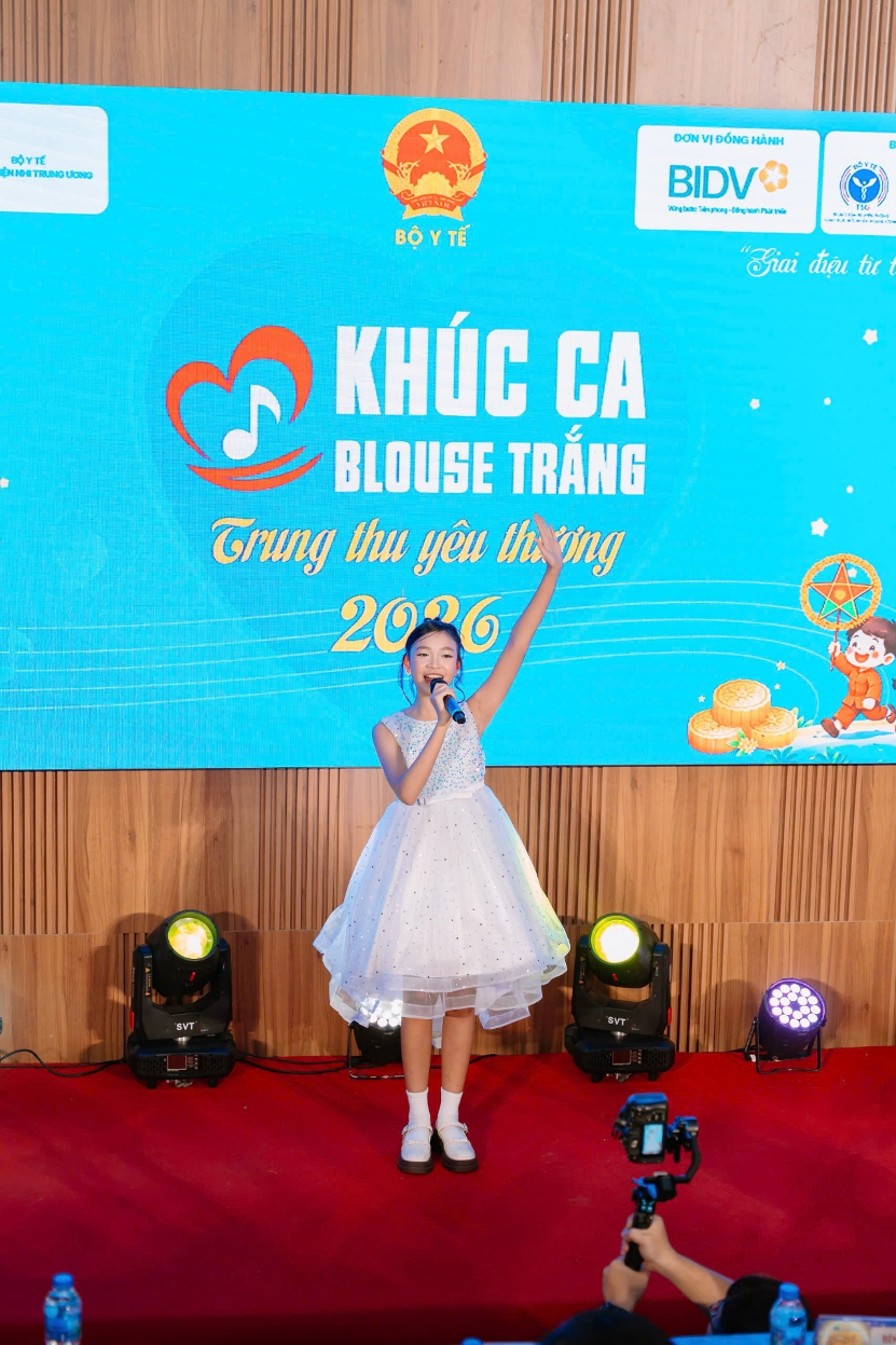 Rộn ràng và ấm áp Chương trình Nghệ thuật thiện nguyện “Khúc ca Blouse trắng – Trung thu yêu thương 2026” tại Bệnh viện Nhi Trung Ương Rộn ràng và ấm áp Chương trình Nghệ thuật thiện nguyện “Khúc ca Blouse trắng – Trung thu yêu thương 2026” tại Bệnh viện Nhi Trung Ương