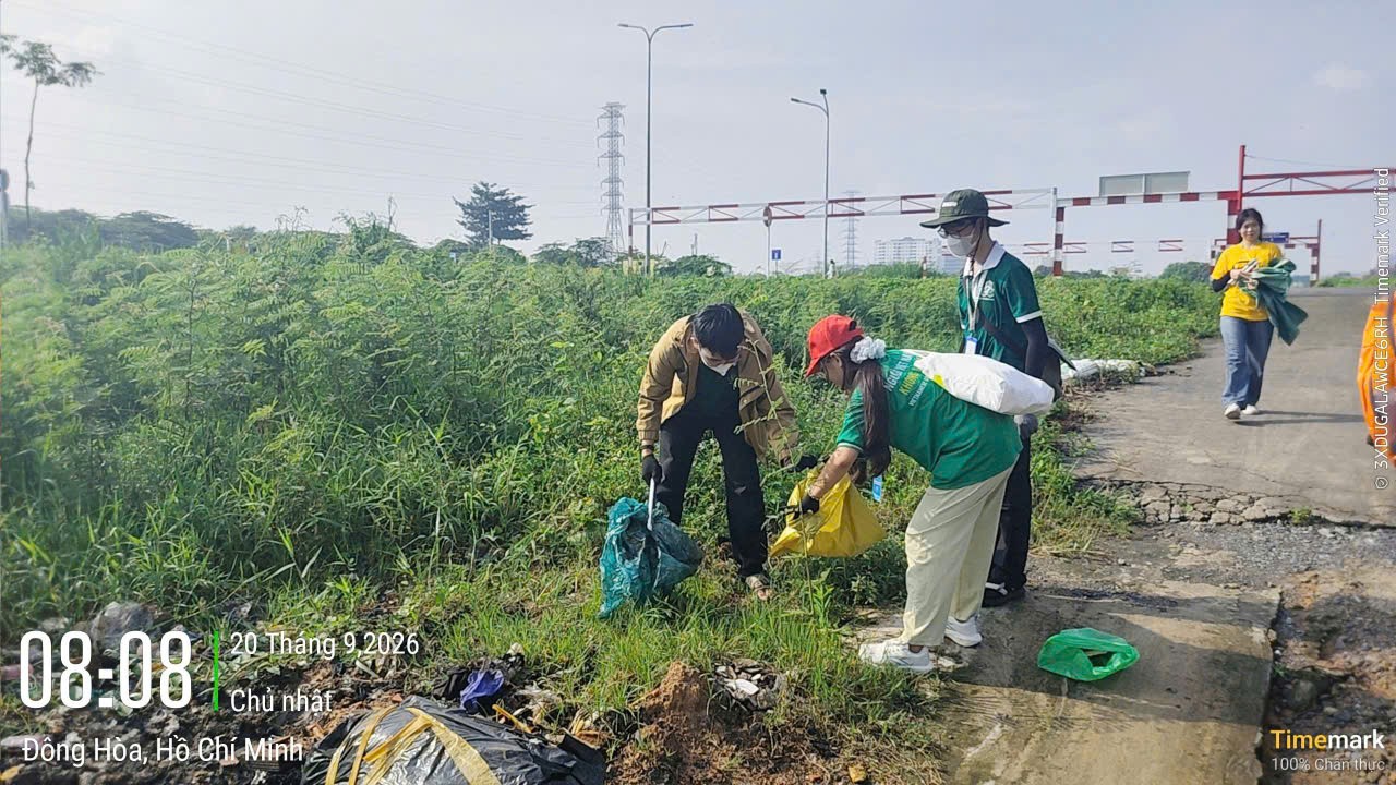 Hành động nhỏ, ý nghĩa lớn vì môi trường cùng sinh viên TP.Hồ Chí Minh
