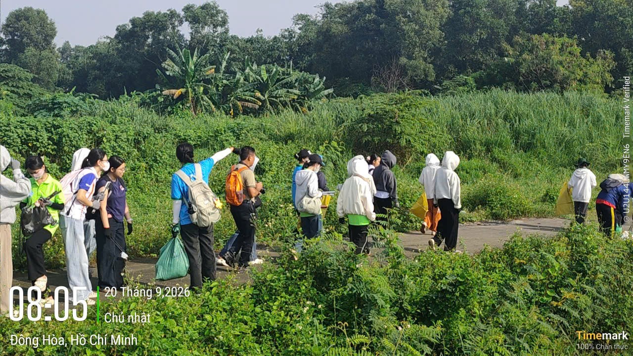 Hành động nhỏ, ý nghĩa lớn vì môi trường cùng sinh viên TP.Hồ Chí Minh