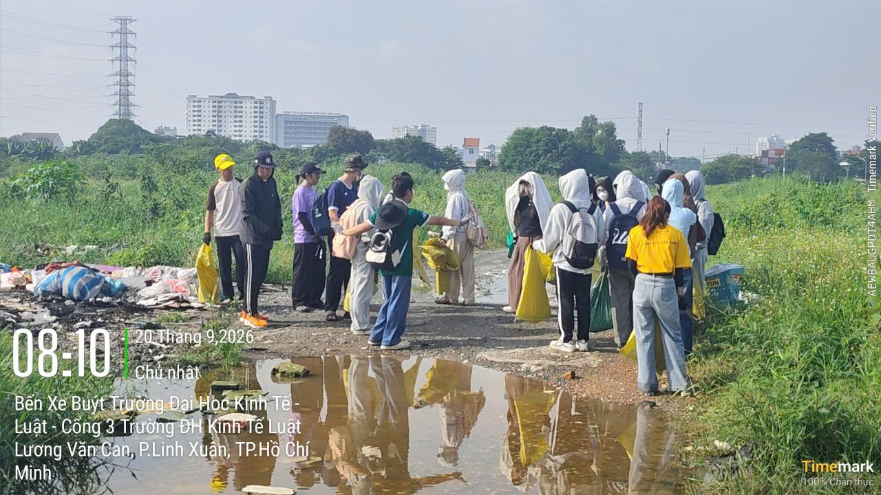 Hành động nhỏ, ý nghĩa lớn vì môi trường cùng sinh viên TP.Hồ Chí Minh
