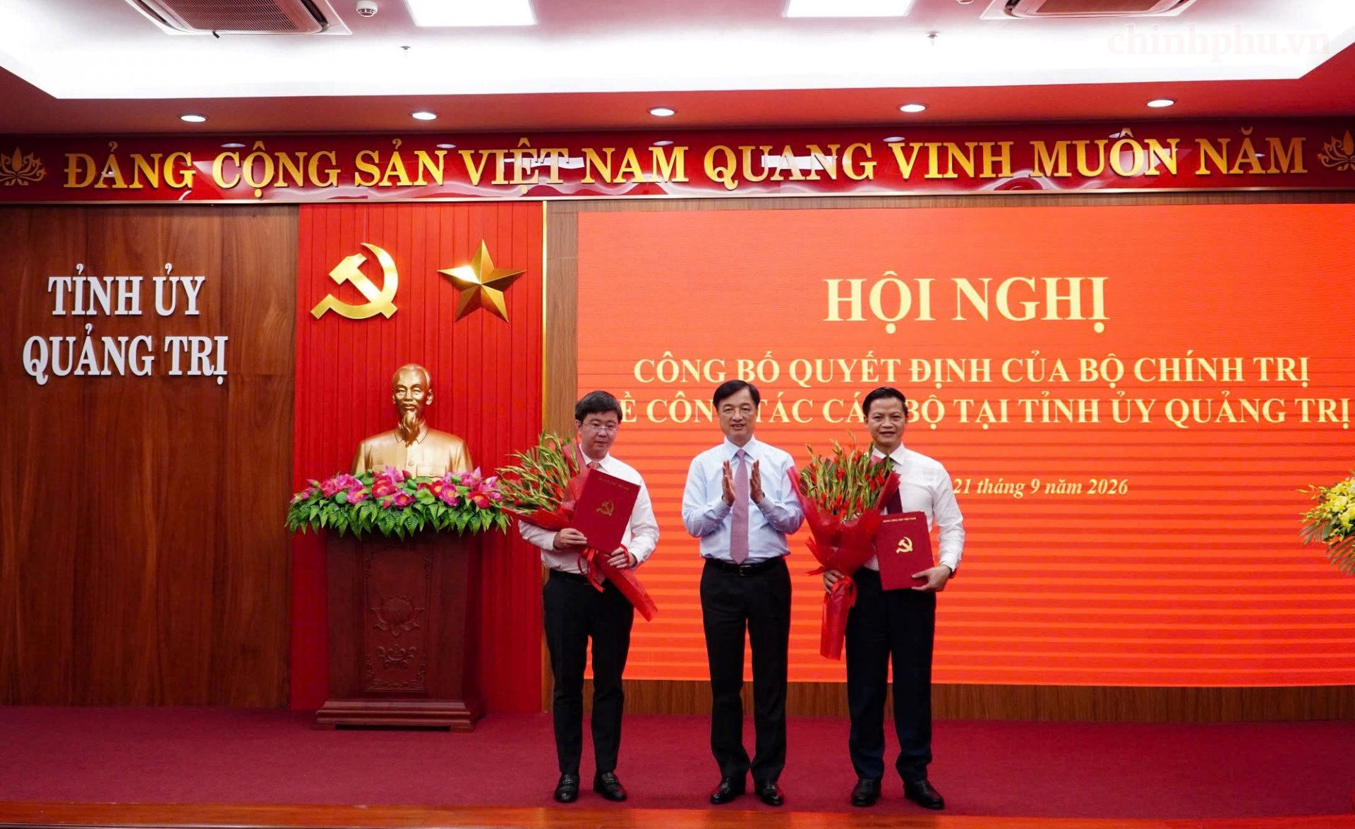 Quảng Trị có tân Bí thư, Phó Bí thư Tỉnh ủy Quảng Trị có tân Bí thư, Phó Bí thư Tỉnh ủy