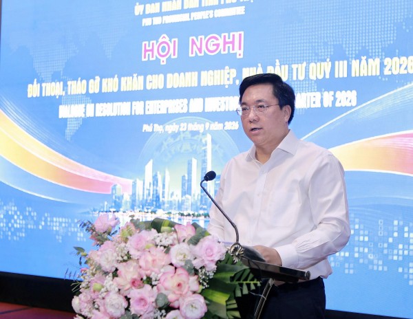 Phú Thọ đối thoại với gần 150 doanh nghiệp: Xử lý khó khăn theo tinh thần "rõ việc, rõ trách nhiệm, rõ tiến độ"