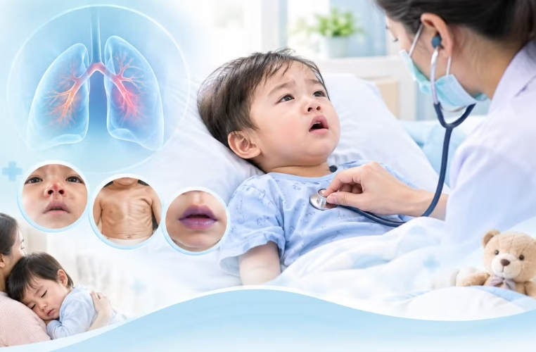Bệnh hô hấp ở trẻ nhỏ có thể chuyển nặng nhanh: Khi nào cần đưa trẻ đi cấp cứu? Bệnh hô hấp ở trẻ nhỏ có thể chuyển nặng nhanh: Khi nào cần đưa trẻ đi cấp cứu?