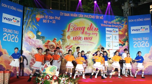 Đêm hội Trung thu 2026 tại Tây Mỗ: "Lồng đèn thắp sáng ước mơ" và sức mạnh kết nối cộng đồng cư dân