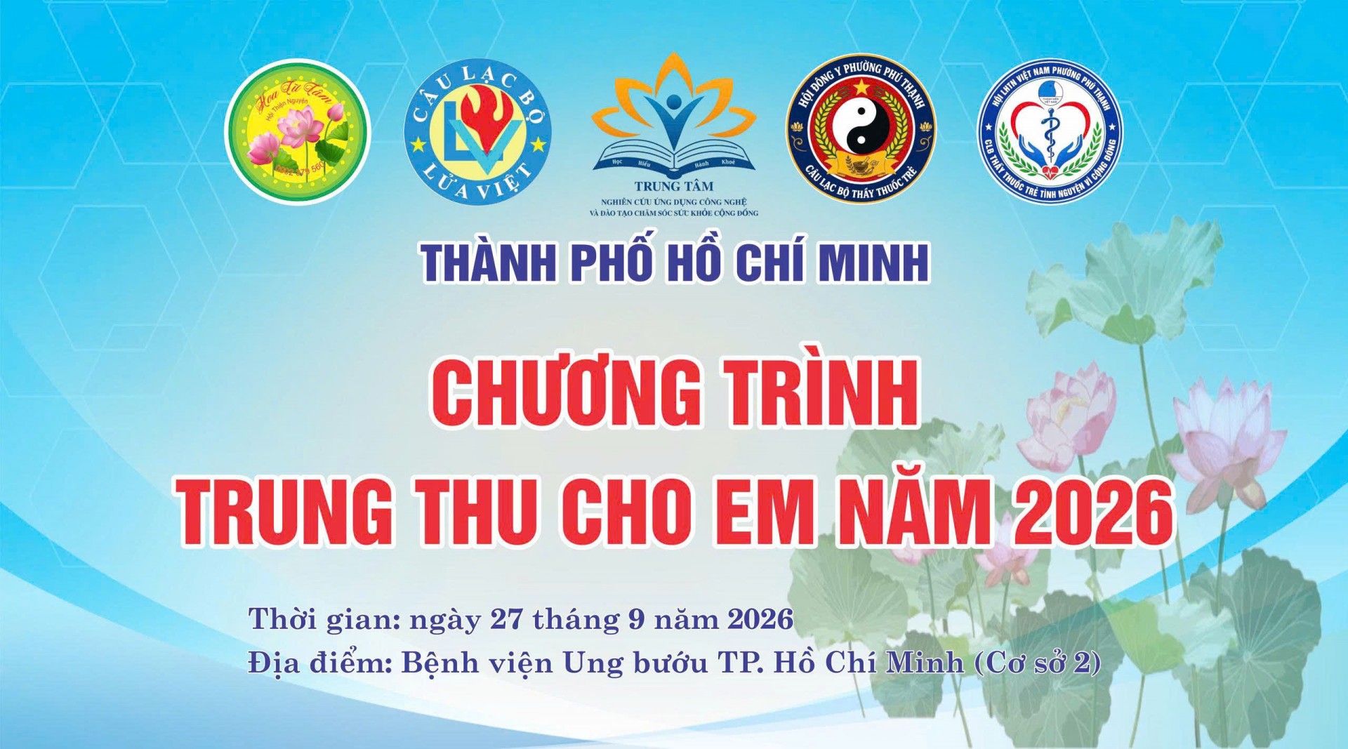 Trao yêu thương đến các bệnh nhi và bệnh nhân ung thư tại Bệnh viện Ung Bướu cơ sở 2
