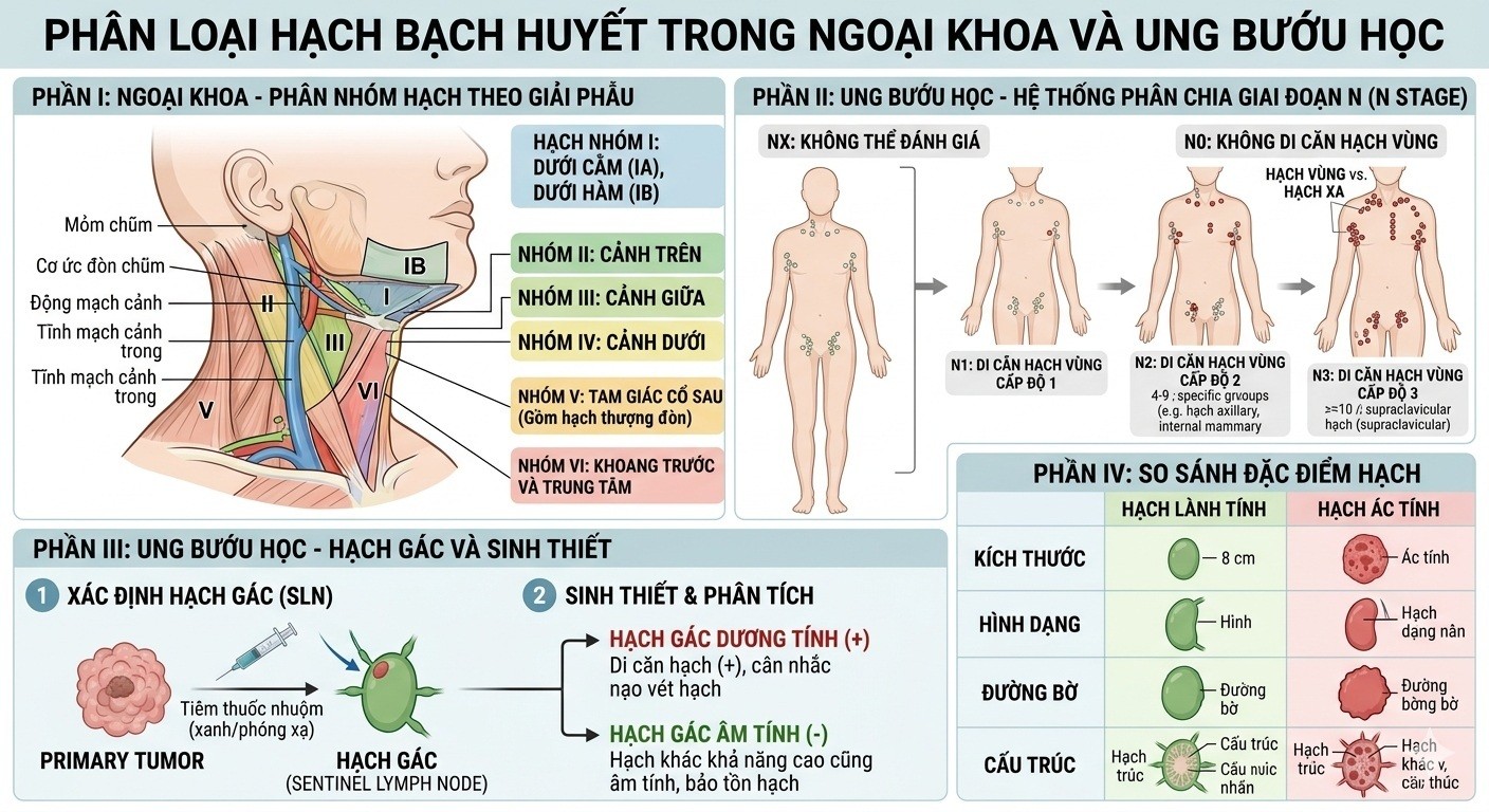 Hệ thống phân loại hạch trong ngoại khoa và ung bướu học