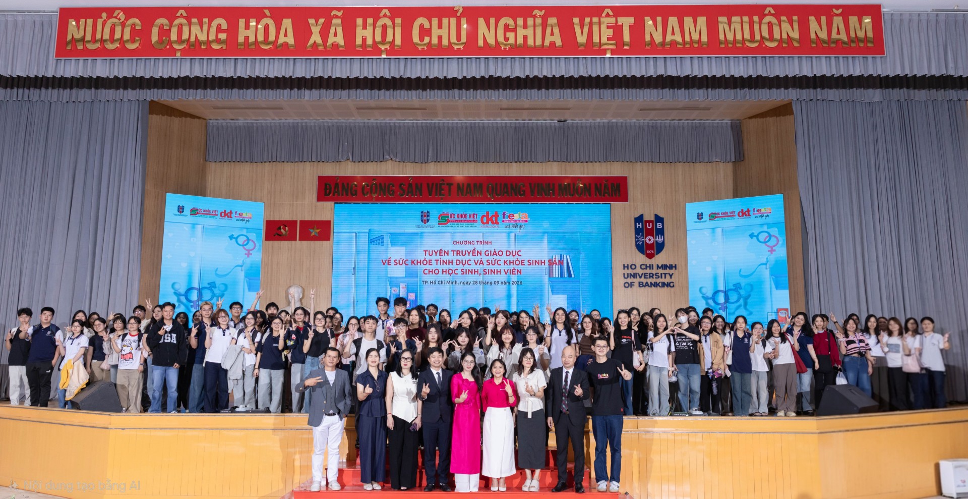 Trường Đại học Ngân hàng TP.HCM với chương trình truyền thông giáo dục Sức khỏe Tình dục và Sức khỏe Sinh sản “Chuyện khó nói to”