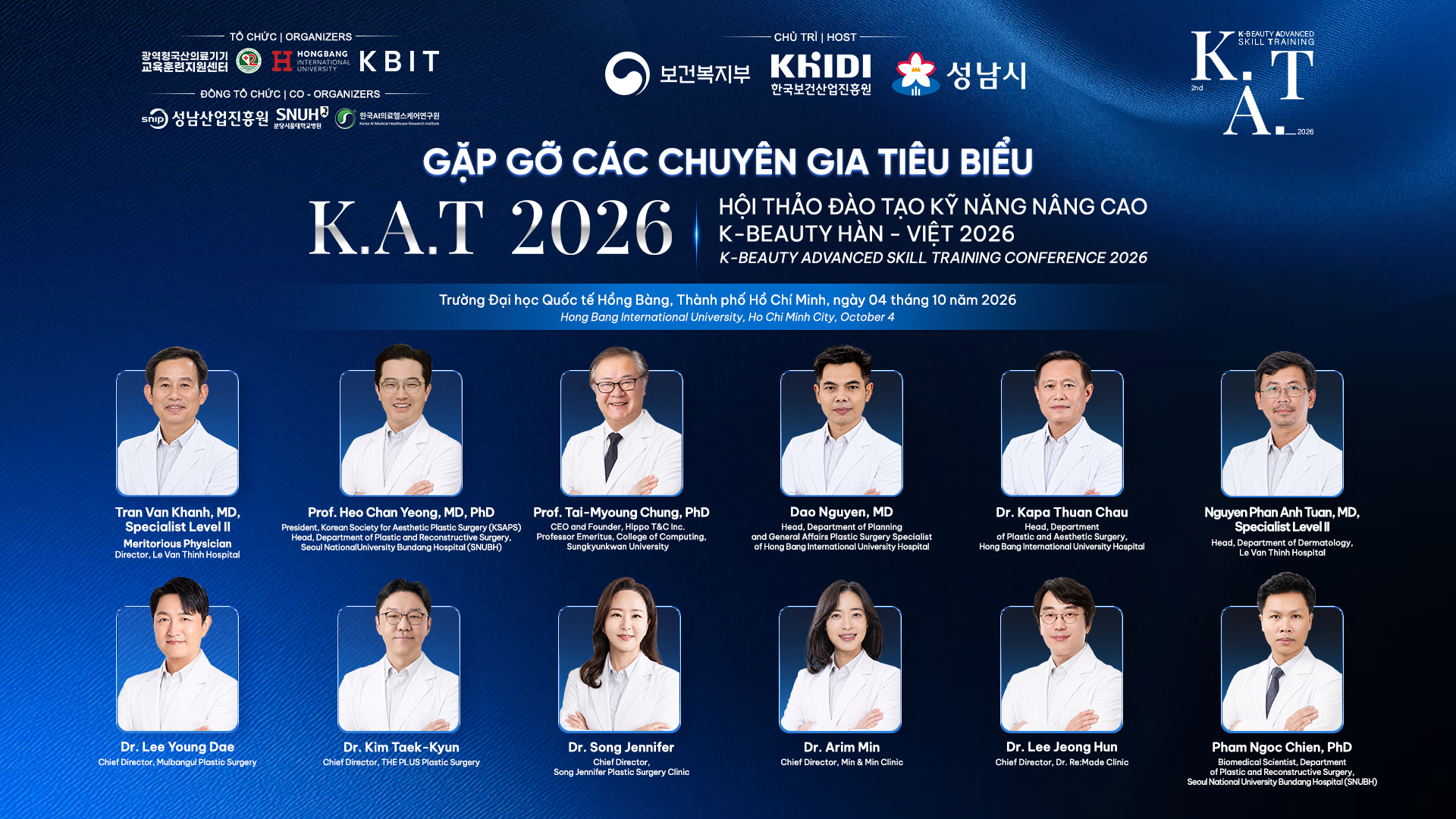 K-Beauty K.A.T 2026: Từ báo cáo khoa học đến kỹ năng thực hành của bác sĩ K-Beauty K.A.T 2026: Từ báo cáo khoa học đến kỹ năng thực hành của bác sĩ