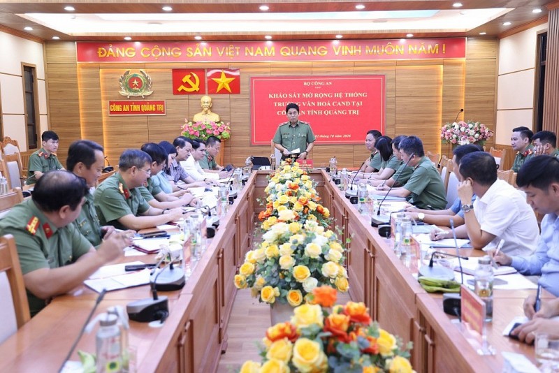 Quảng Trị khảo sát phương án thành lập Trường Văn hóa Công an nhân dân Quảng Trị khảo sát phương án thành lập Trường Văn hóa Công an nhân dân