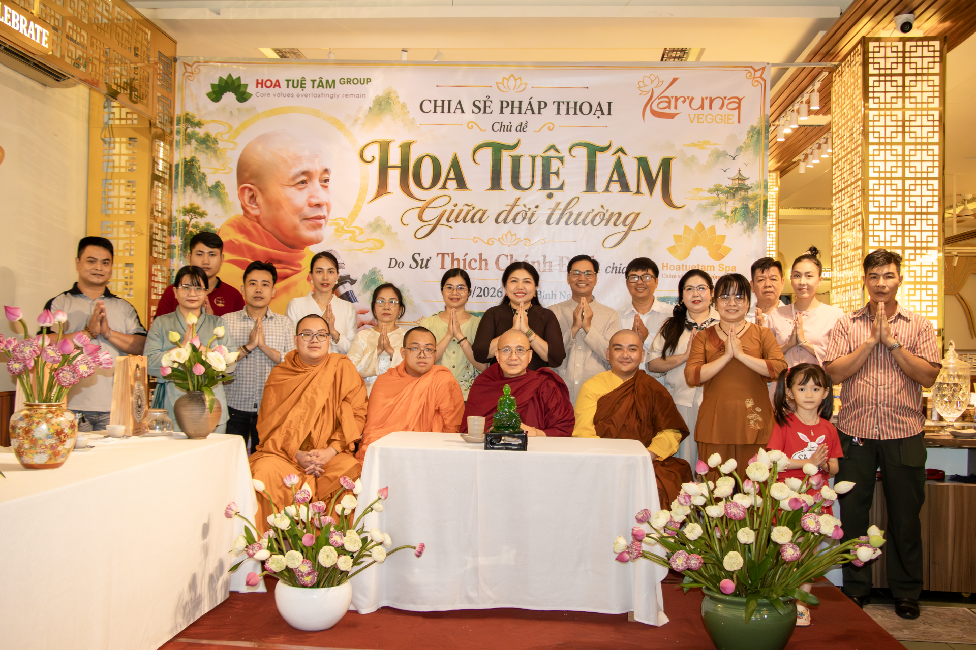 Lan tỏa tinh thần từ bi và chăm sóc sức khỏe cộng đồng qua chương trình pháp thoại “Hoa Tuệ Tâm giữa đời thường” Lan tỏa tinh thần từ bi và chăm sóc sức khỏe cộng đồng qua chương trình pháp thoại “Hoa Tuệ Tâm giữa đời thường”